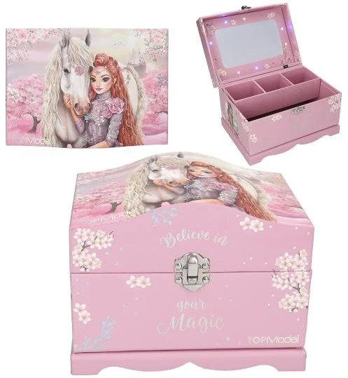 TOPModel sieradendoos met licht VIVA VIOLET