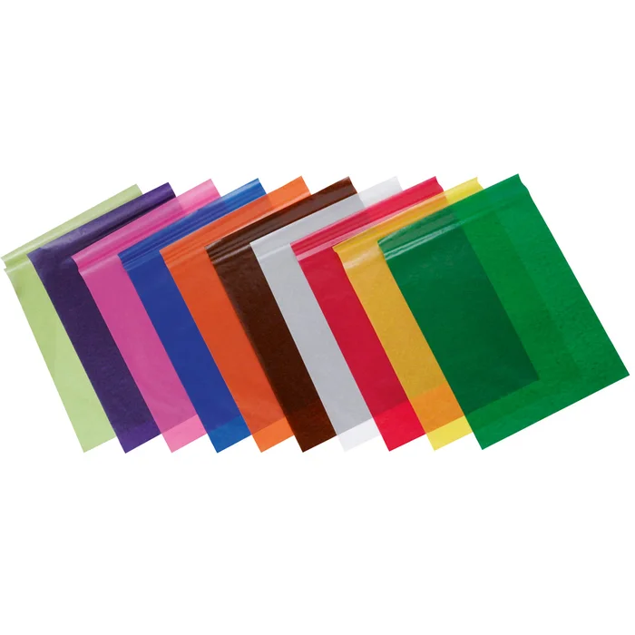 Transparentpapier in Einzelfarben