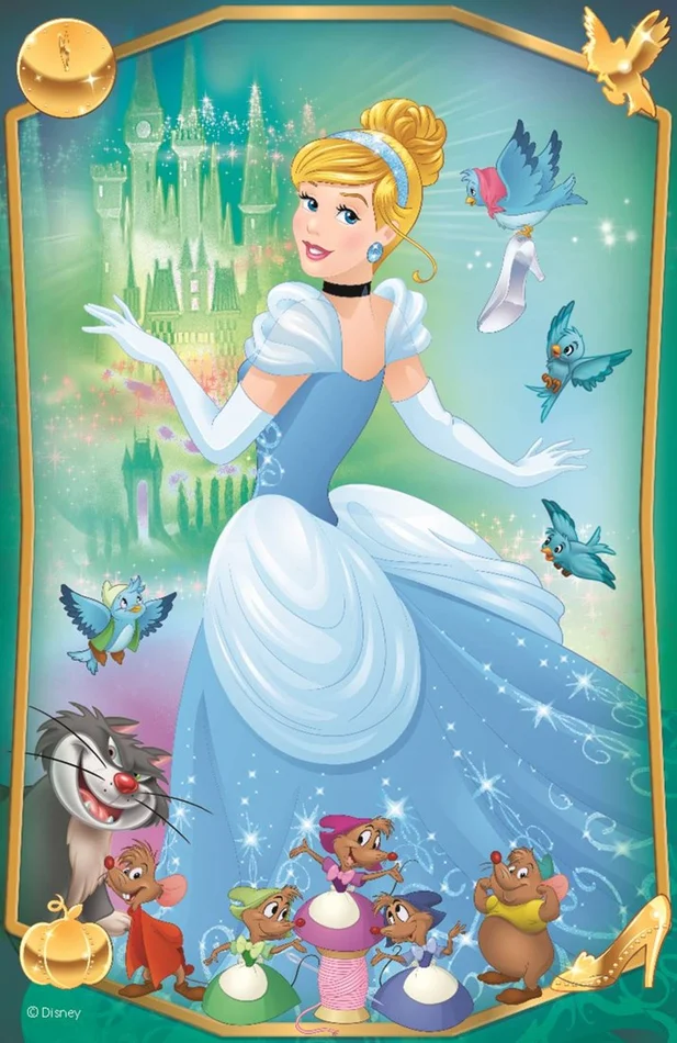 Trefl Mini Puzzle – Beautiful Princesses – Disney Princess – 54 Teile