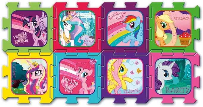Trefl Schaumstoffpuzzle – Mein kleines Pony – 8 Teile