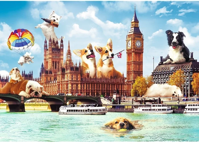 Trefl Trefl 1000FC – Hunde in London