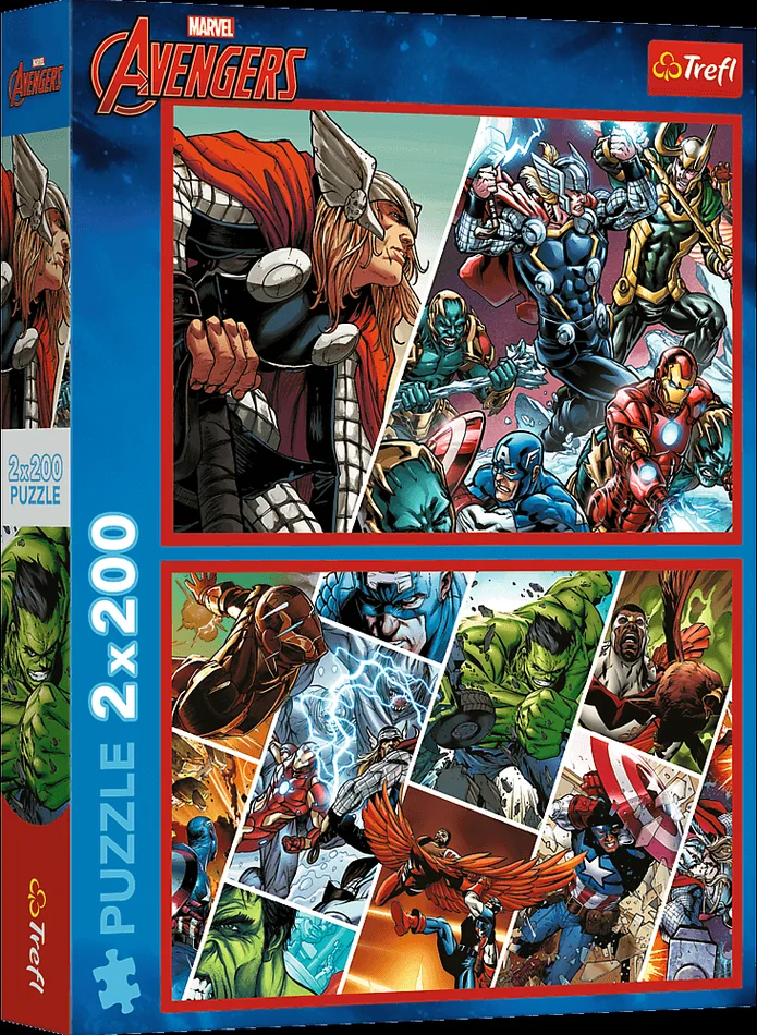 Trefl Trefl 2×200 – Defenders of the world / Disney Marvel The Avengers_FSC Mix 70%