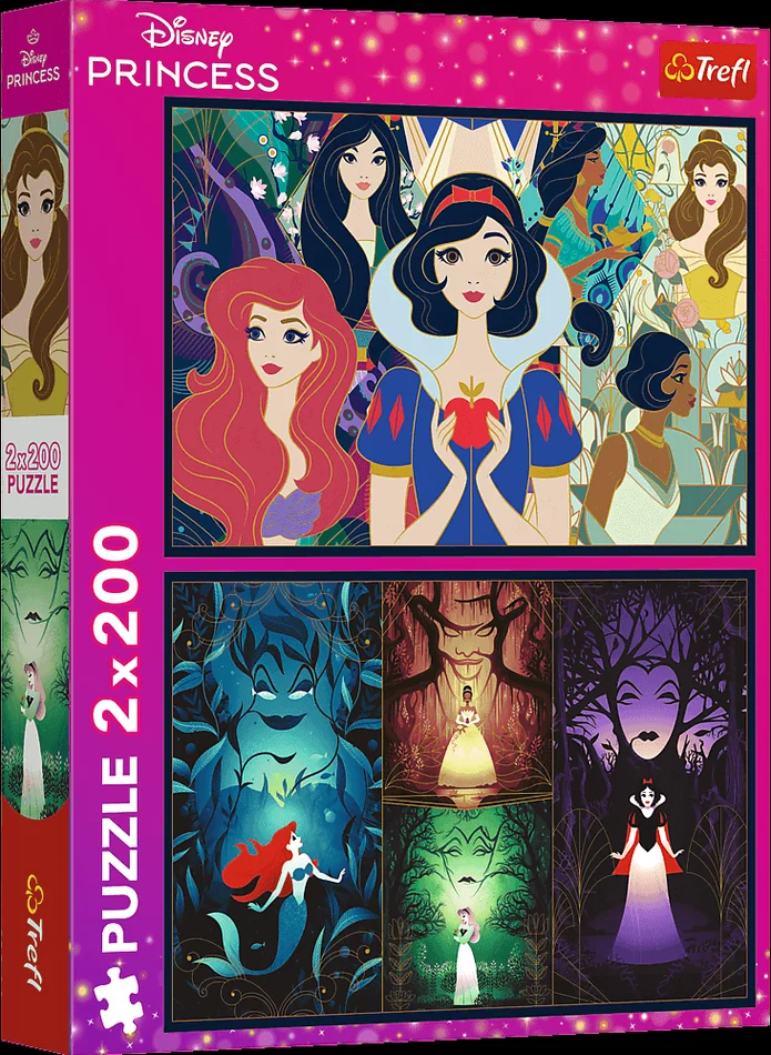 Trefl Trefl 2×200 – Enchanting princesses / Disney Princess_FSC Mix 70%