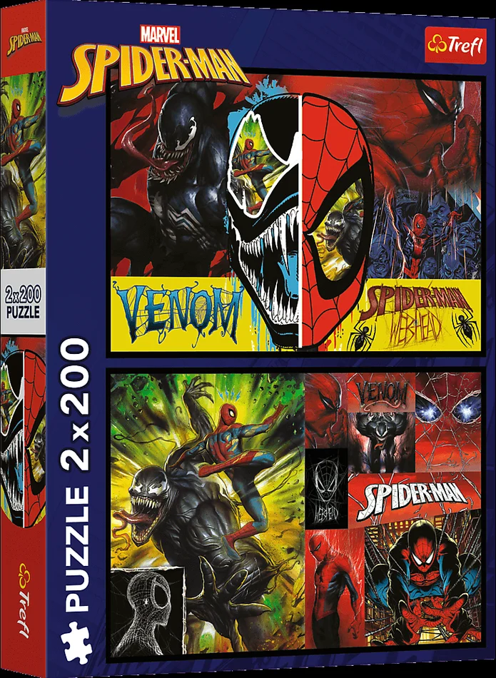 Trefl Trefl 2×200 – Spider-Man day and night / Disney Marvel Spiderman_FSC Mix 70%