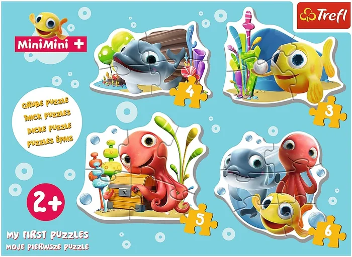 Trefl Trefl 4in1 (2, 3, 4, 5) Baby Classic – Fish MiniMini / Canal + MiniMini Fish