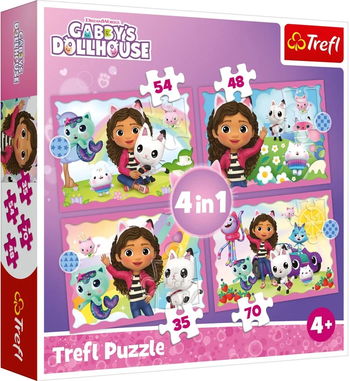 Trefl Trefl 4in1M – Gabbys Abenteuer / Universal Gabbys Puppenhaus