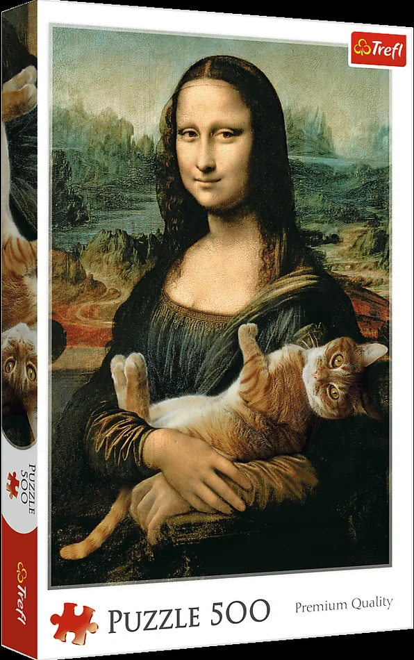 Trefl Trefl 500 – Mona Lisa and purring kitty