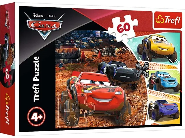 Trefl Trefl 60 – Lightning McQueen with friends / Disney Cars 3