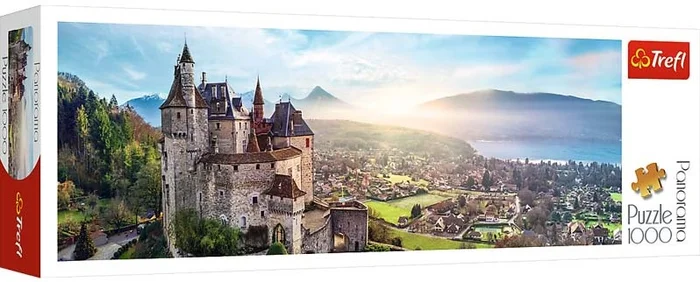 Trefl Trefl – Puzzles – 1000 Panorama“ – Schloss Menthon, Frankreich.