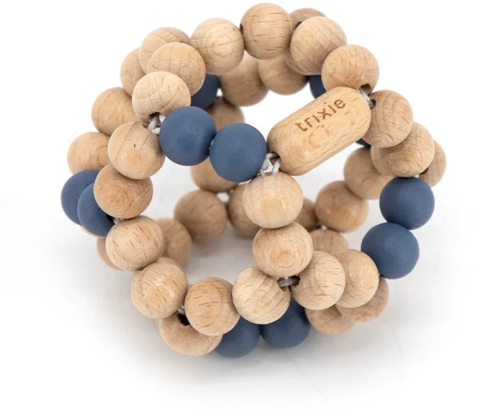 Trixie Holzperlen Ball – Blau