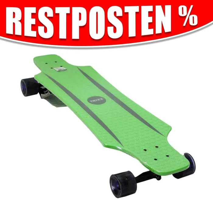 TRIXX-Longboard mit ABEC-7-Kugellager, grün