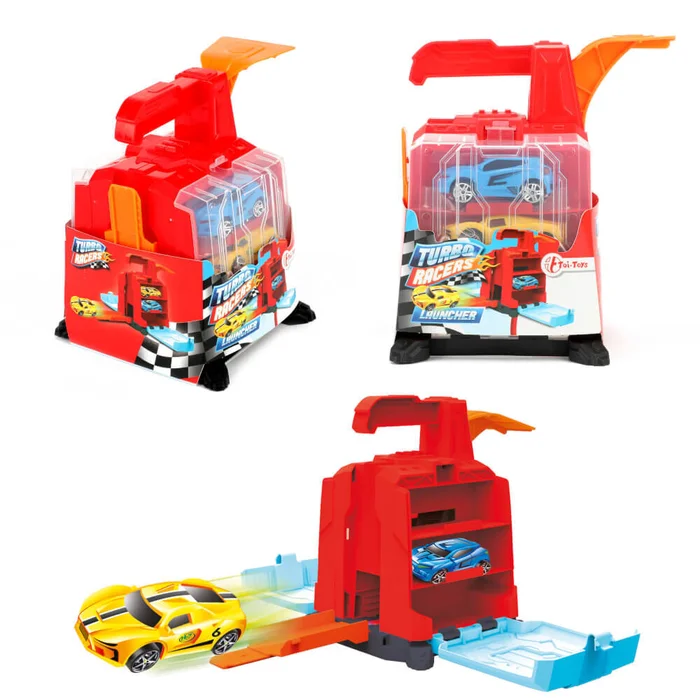 Turbo Racers Auto Shooter Garage – inkl. 2 Autos