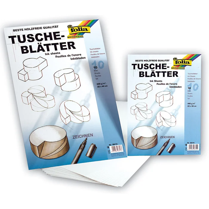 Tuscheblätter für kreative Bastelprojekte