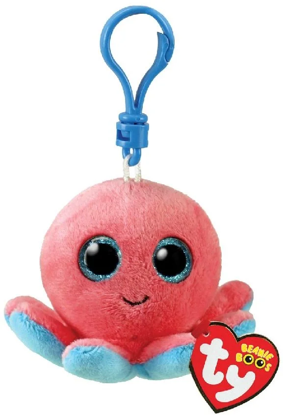 Ty Beanie Boo’s Clip Sheldon Octopus, 7cm