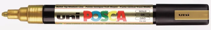 Uni Posca Uni Posca Verfmarker 5M Goud
