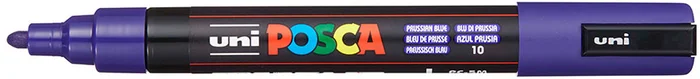 Uni Posca Uni Posca Verfmarker 5M Pruisisch Blauw