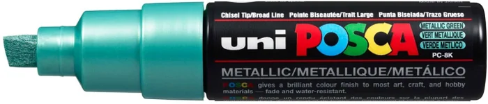 Uni Posca Uni Posca Verfmarker 8K Metallic Groen