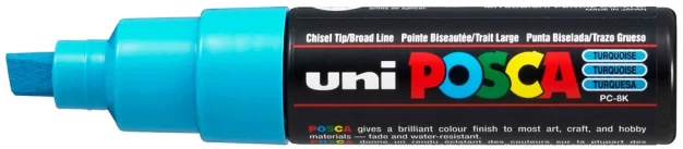 Uni Posca Uni Posca Verfmarker 8K Turquoise