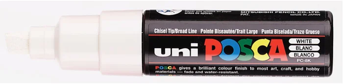 Uni Posca Uni Posca Verfmarker 8K Wit