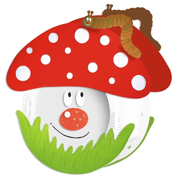 URSUS Laternen-Bastelset 7 Pilz