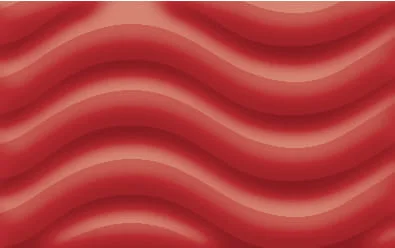 URSUS Runde Laternen 3D Wellpapier, Rubinrot, 11,5cm, 2Stk.