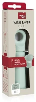 Vacu vin wijnstopper jade