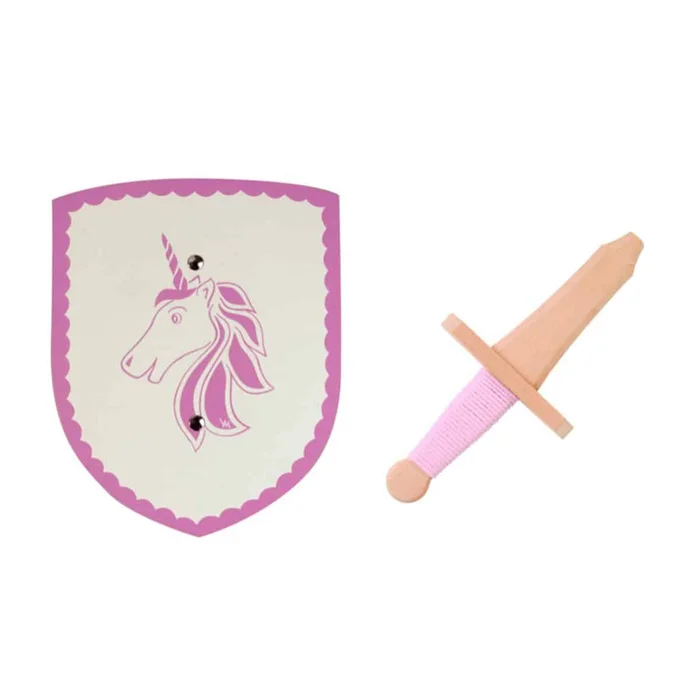 VAH ISOLDE Miniset Schild & Schwert rosa