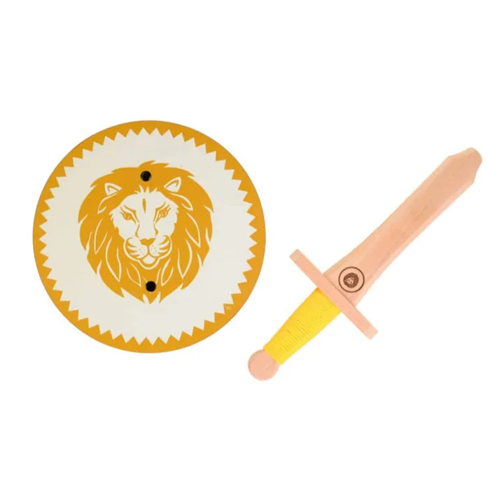 VAH LEOPOLD Miniset Schild & Schwert gelb