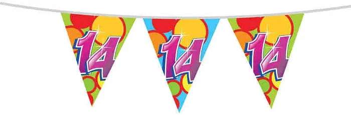 Vlaggenlijn 10 meter 14 jaar