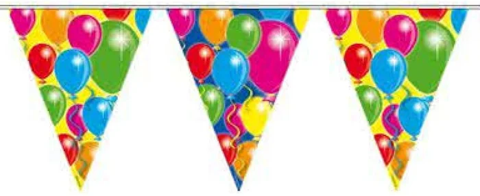 Vlaggenlijn Ballonnen, 10mtr.