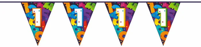 Vlaggenlijn Cijfers 10 meter – 1 jaar