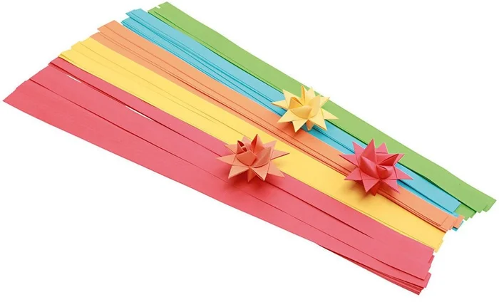 Vlechtstroken Diverse Kleuren, 500st.