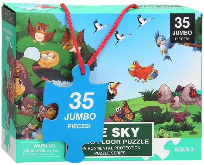 Vloerpuzzel Buitenleven, 35st.