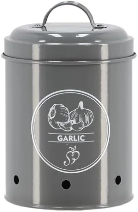 Voorraadblik knoflook antraciet