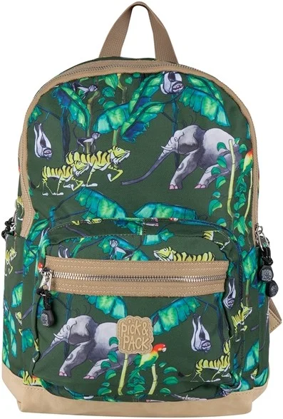 Wählen Sie & Packen Sie Happy Jungle Rucksack S / Bambus