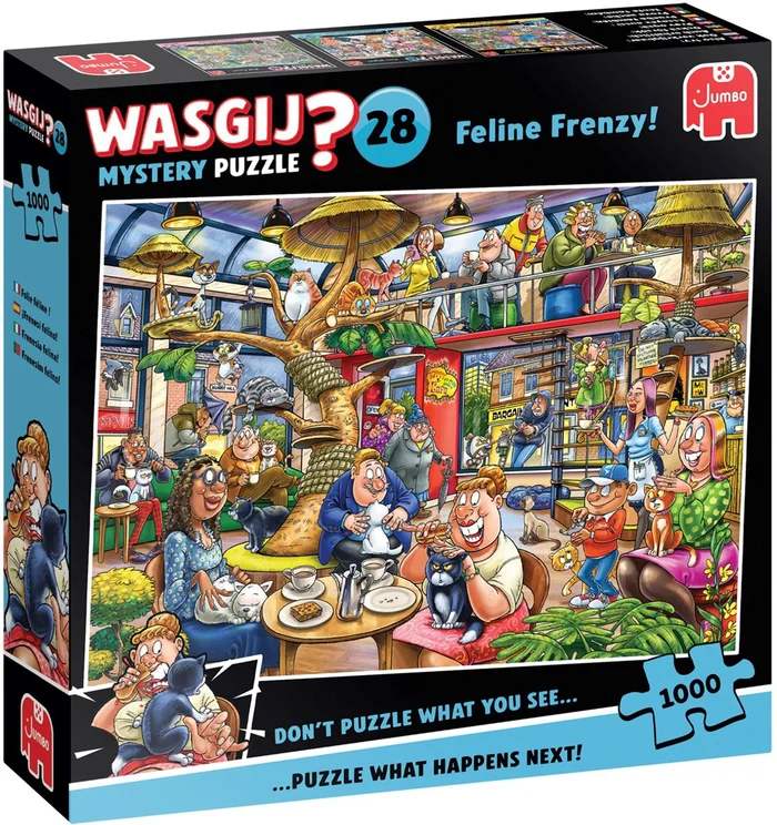 Wasgij puzzel Mysterie kat en muis spel 1000 stukjes