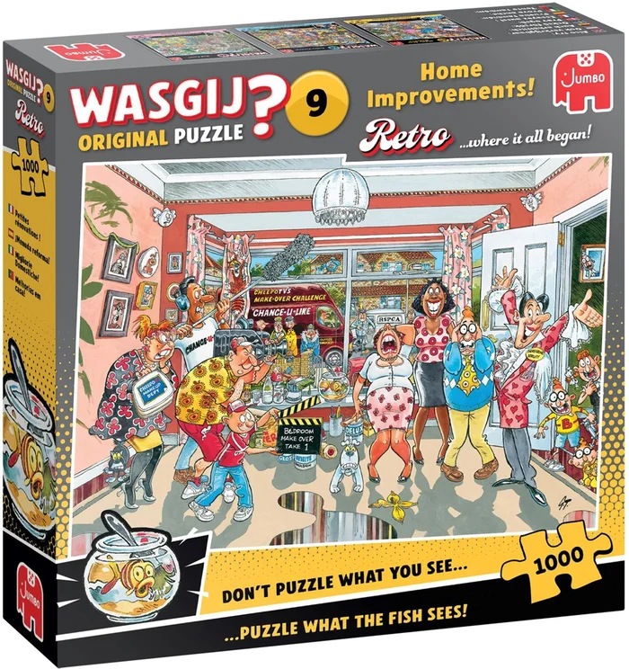 Wasgij puzzel retro Klein Verbouwinkje 1000 stukjes
