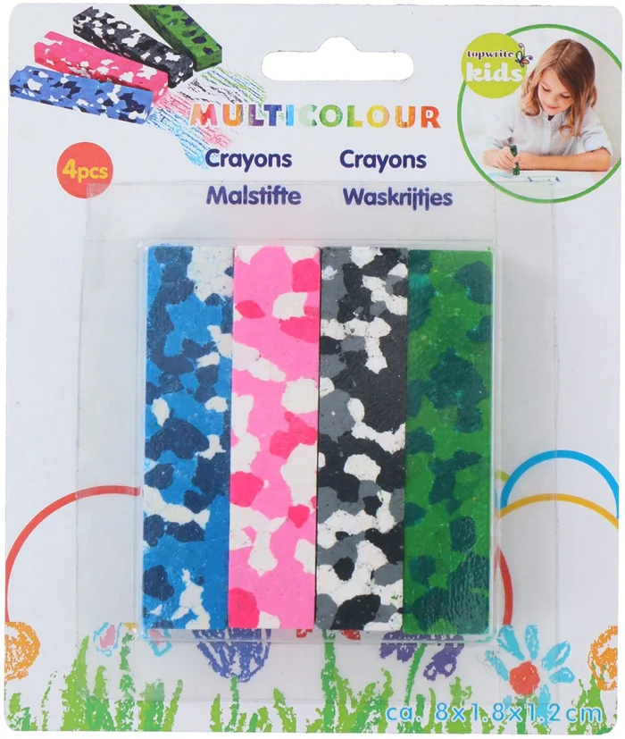 Waskrijtjes Kleur, 4st.