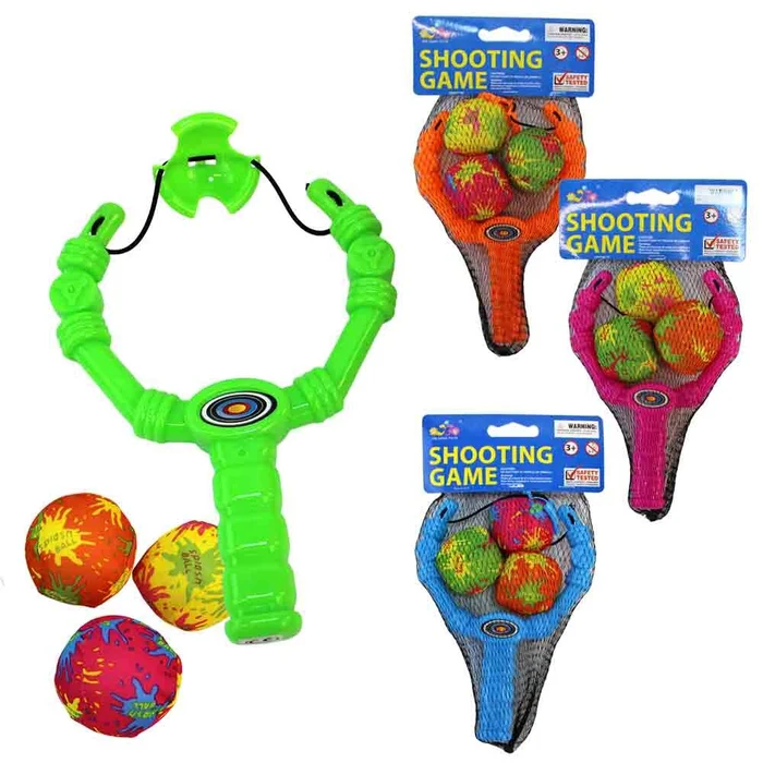 Wasserballkatapult mit 3 Bällen – ca. 20 cm