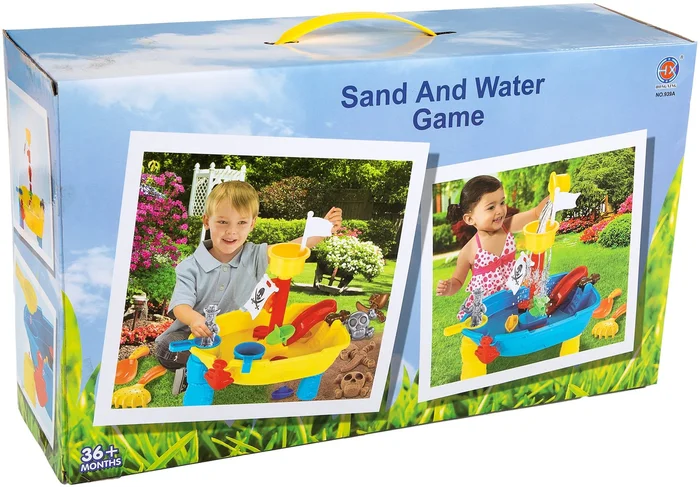 Watertafel Piratenboot met Accessoires.