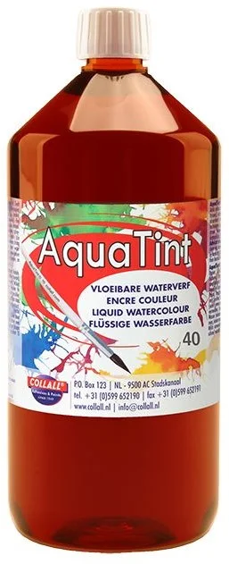 Waterverf aqua tint bruin | 1000ml