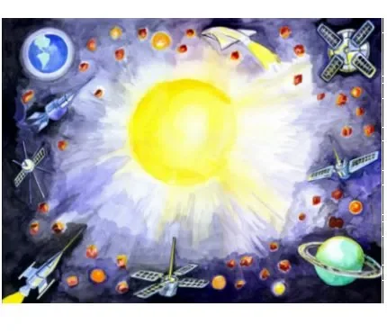 Weltall Platzsets 6St.