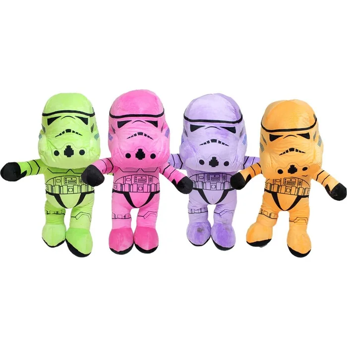 Weltraum Soldat Kuscheltier Neon Farben – 4fach sortiert – ca. 65 cm