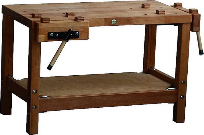 Werkbank 2 Werkplätze 100 x 50 cm Höhe 65 cm