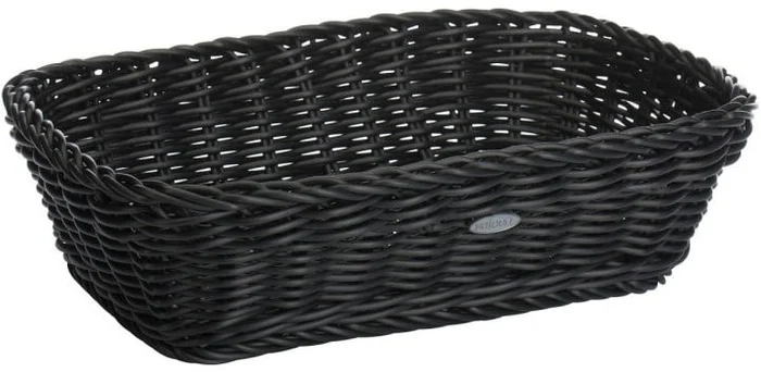 Westmark Saleen Brotkorb rechteckig 31x21x9cm – schwarz