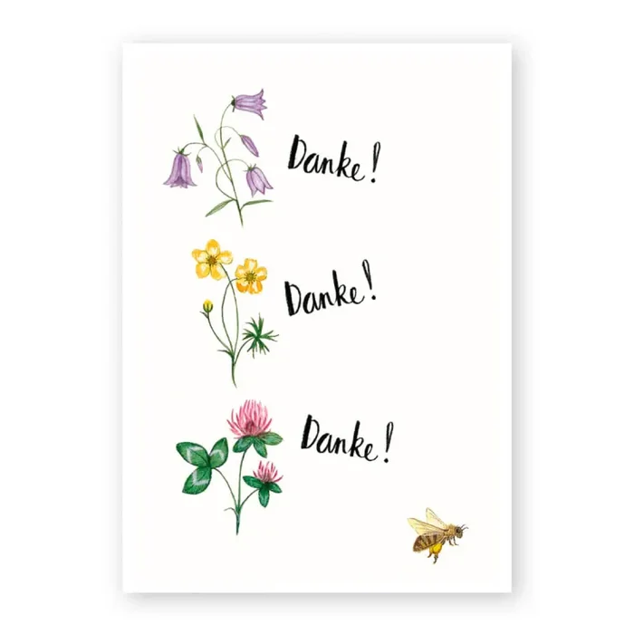 Wiesenblumen „Danke“