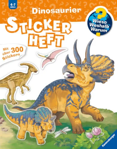 Wieso? Weshalb? Warum? – Stickerheft: Dinosaurier