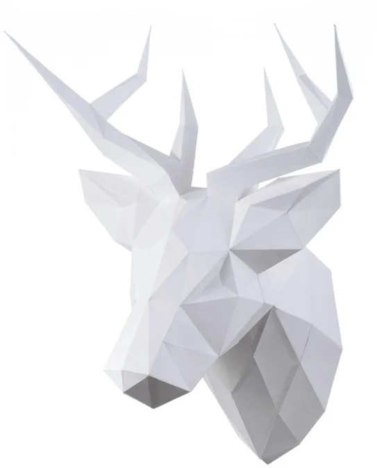 Wizardi Wizardi 3D Papercraft 55x40x30 cm Hert Wit