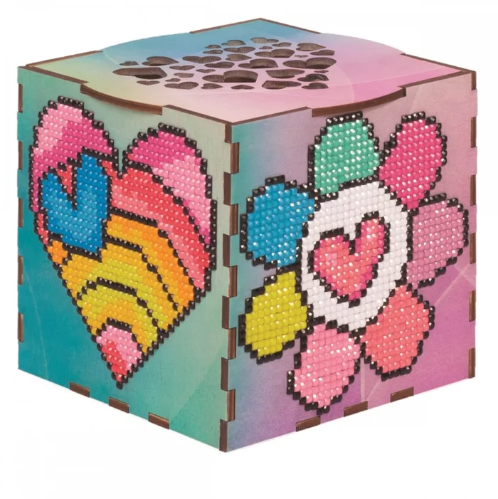 Wizardi Wizardi Diamond Painting hout Roze Dromen