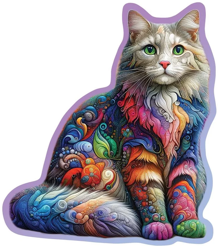 Wooden.City Puzzel – Soft Cat